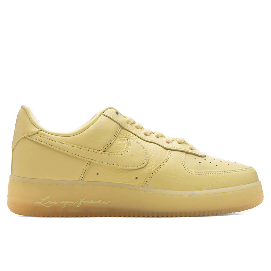 Nike x NOCTA Certified Lover Boy Air Force 1 Low Citron Tint Cobalt Tint Metallic Silver