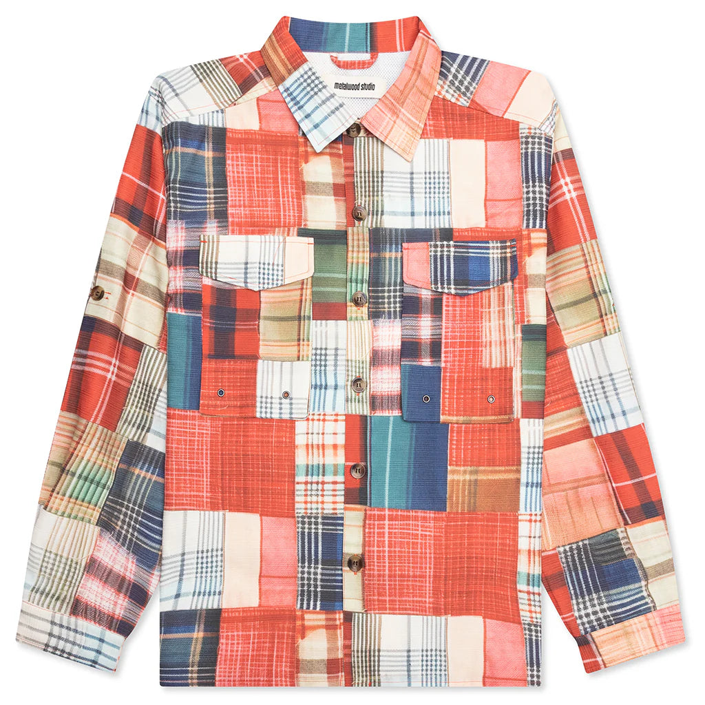 Madras Patch Explorer Shirt Multi
