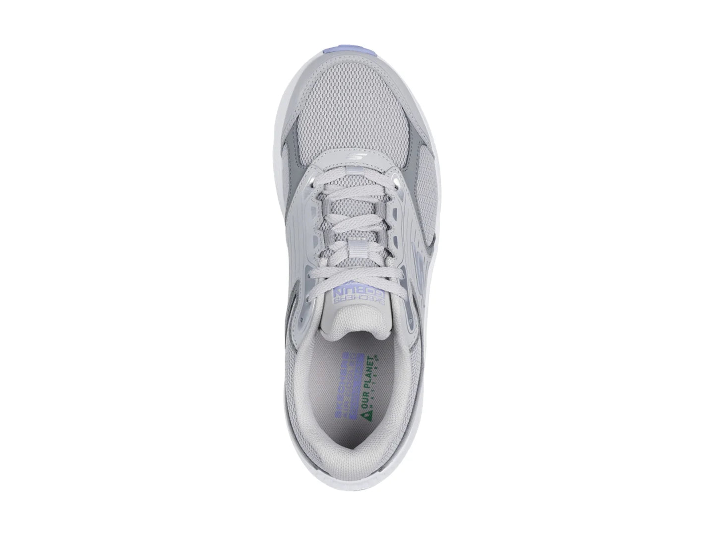Tenis Skechers Go Run Consistent 20 Gris y Lavanda para Mujer