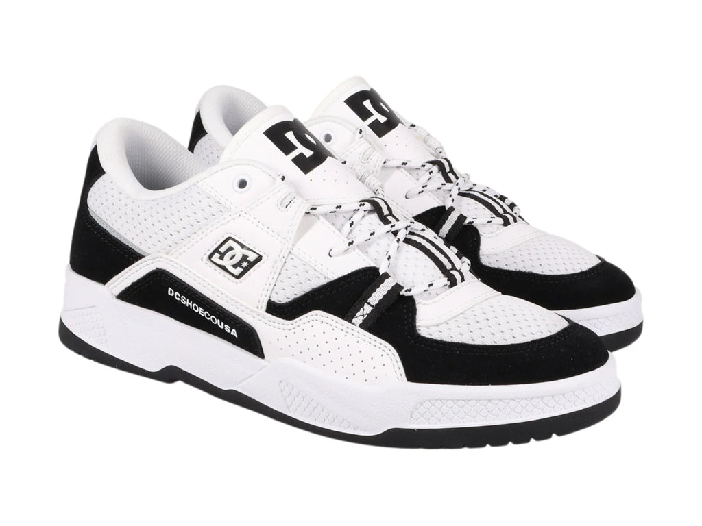 Tenis DC Shoes Construct Negro y Blanco para Hombre