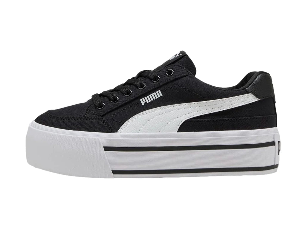 Tenis PUMA Court Classic Vulc FS Platform Negro para Mujer