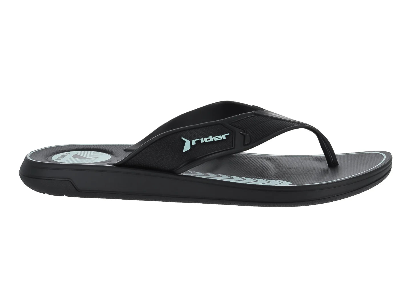 Sandalias Rider Negro con Verde para Hombre