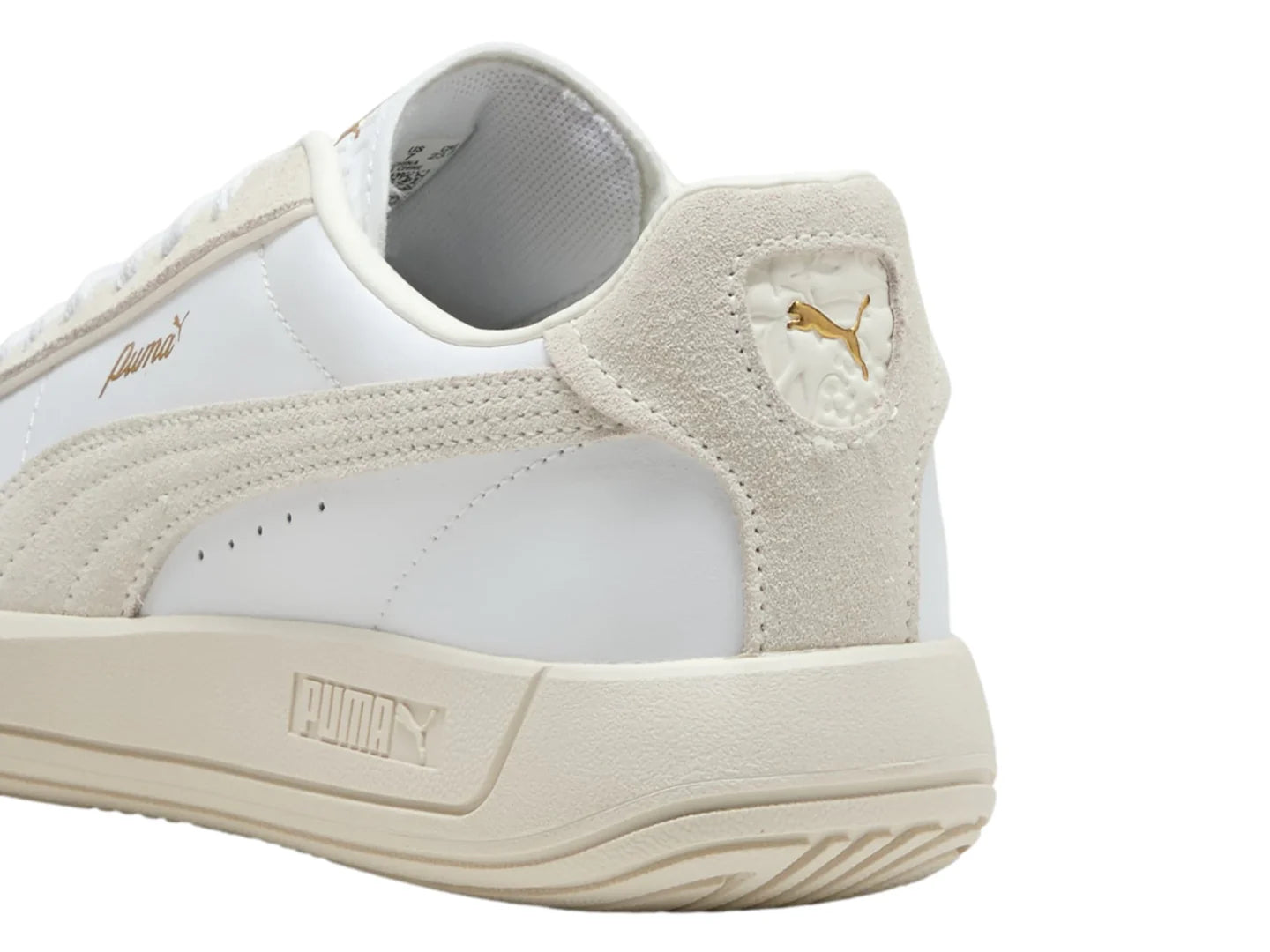 Tenis PUMA Club Klassika Blanco y Oro para Mujer