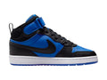 Tenis Nike Court Borough Mid 2 Azul y Negro para Niño