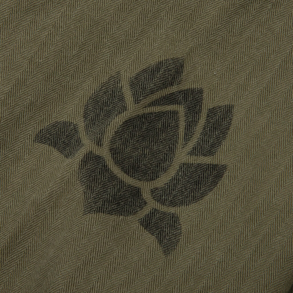 Cotton Herringbone P 44 Jacket Olive