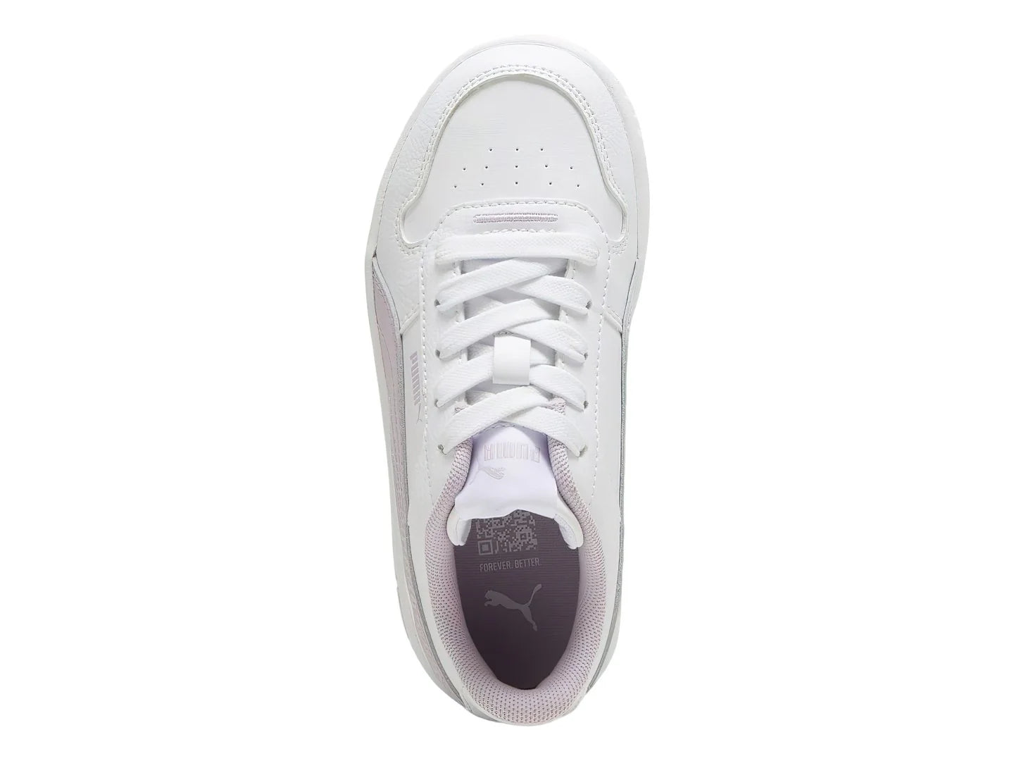 Tenis PUMA Carina Street Blanco y Morado para Niña