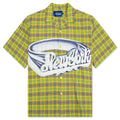 Printed Camp Collar Shirt Green