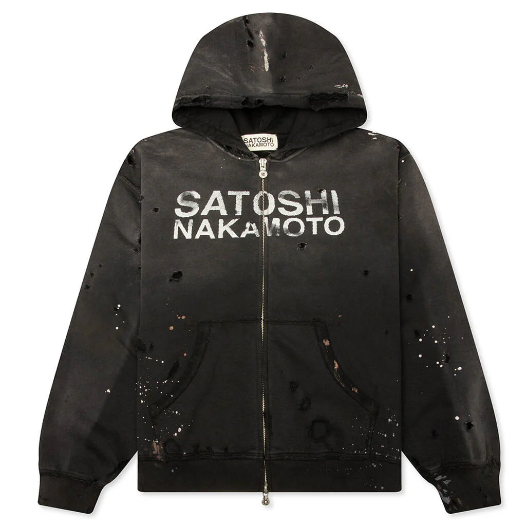 Luke Fleece Hoodie Black