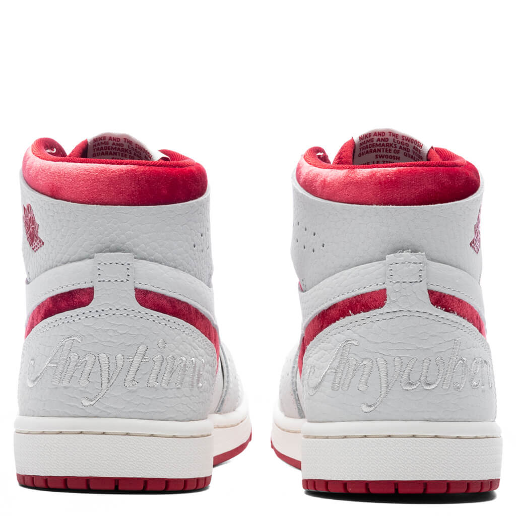 Womens Air Jordan 1 Zoom CMFT 2 Valentines Day Summit White Gym Red Phantom