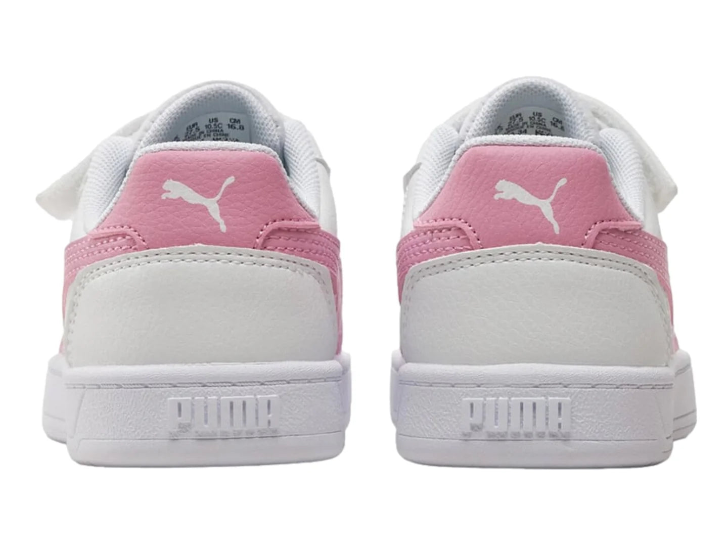 Tenis PUMA Caven 20 Blanco y Rosa para Niña