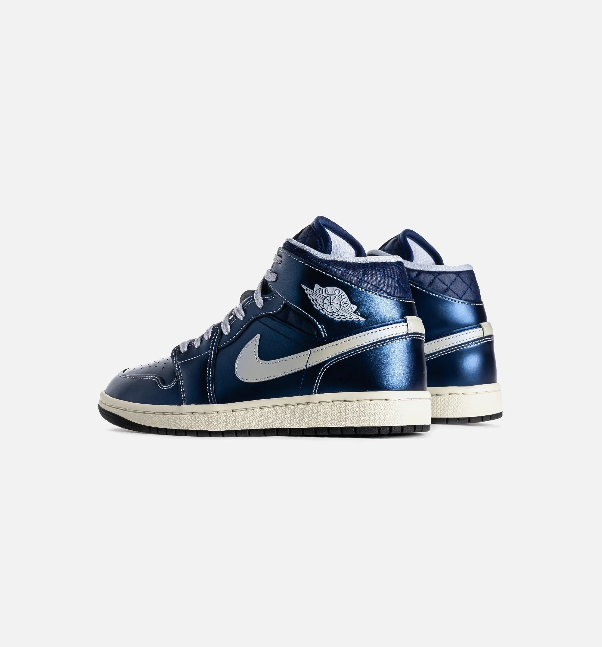 Air Jordan 1 Mid SE Womens Lifestyle Shoe Black Coconut Milk Hot Lava Ghost