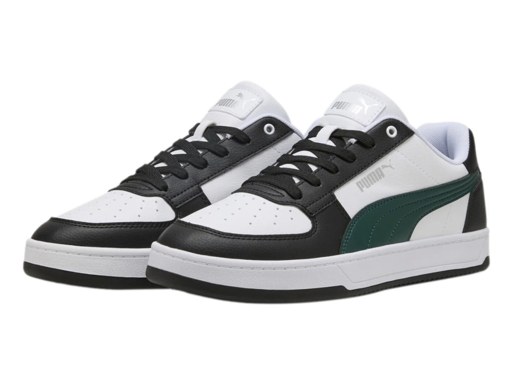 Tenis PUMA Caven 20 Blanco Verde y Negro para Hombre