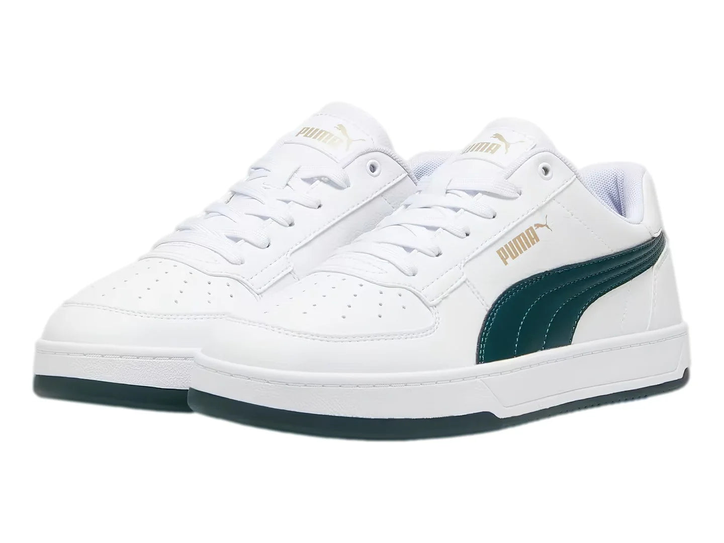 Tenis PUMA Caven 20 Blanco y Verde para Hombre