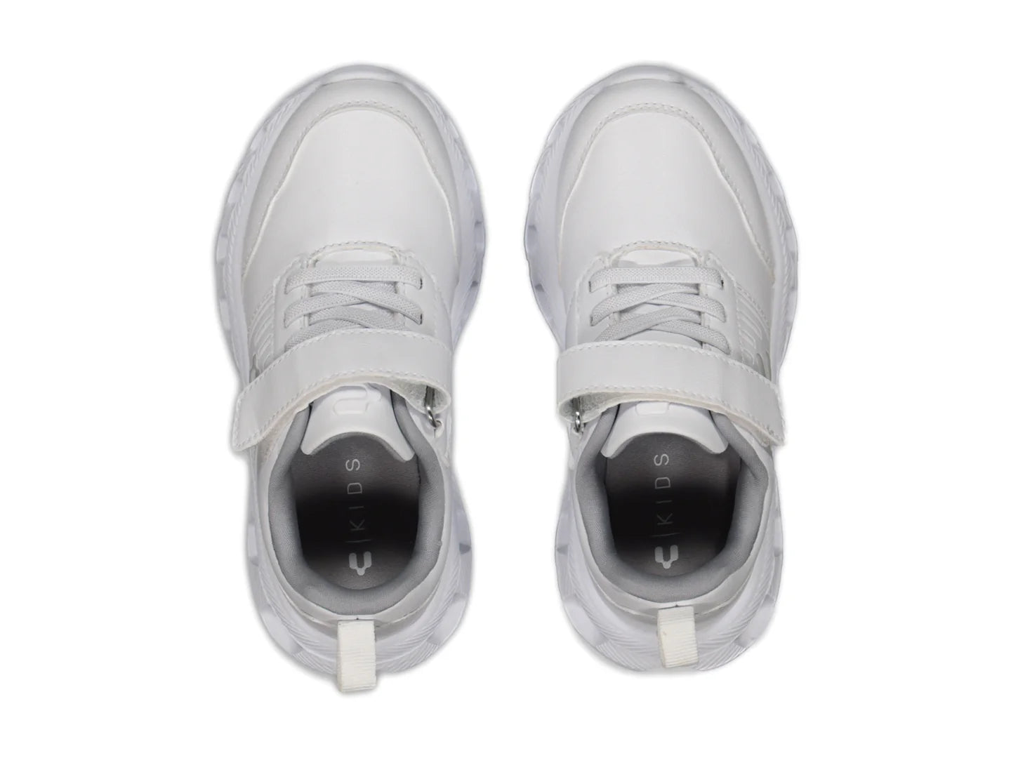 Tenis Charly Light Sport Blanco y Gris para Niño