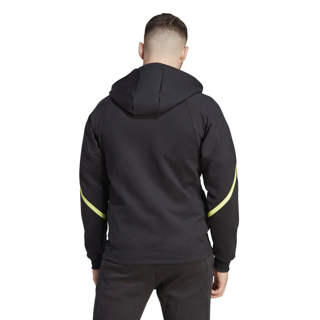 adidas Arsenal Designed for Gameday Full Zip Hoodie 23 24 Black