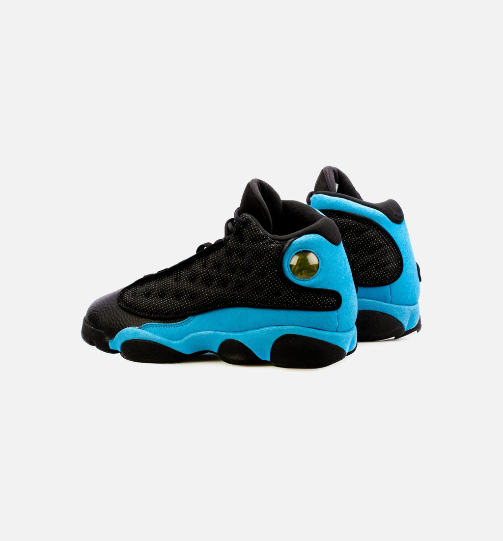 Air Jordan 13 Retro University Blue Grade School Lifestyle Shoe Black Blue