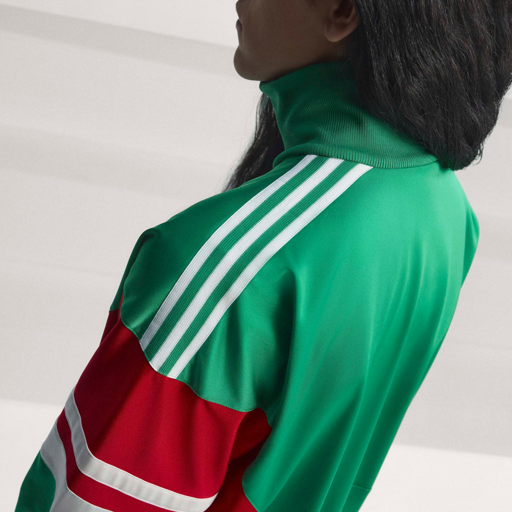 adidas Mexico Mens Soccer Track Top 1986 Green