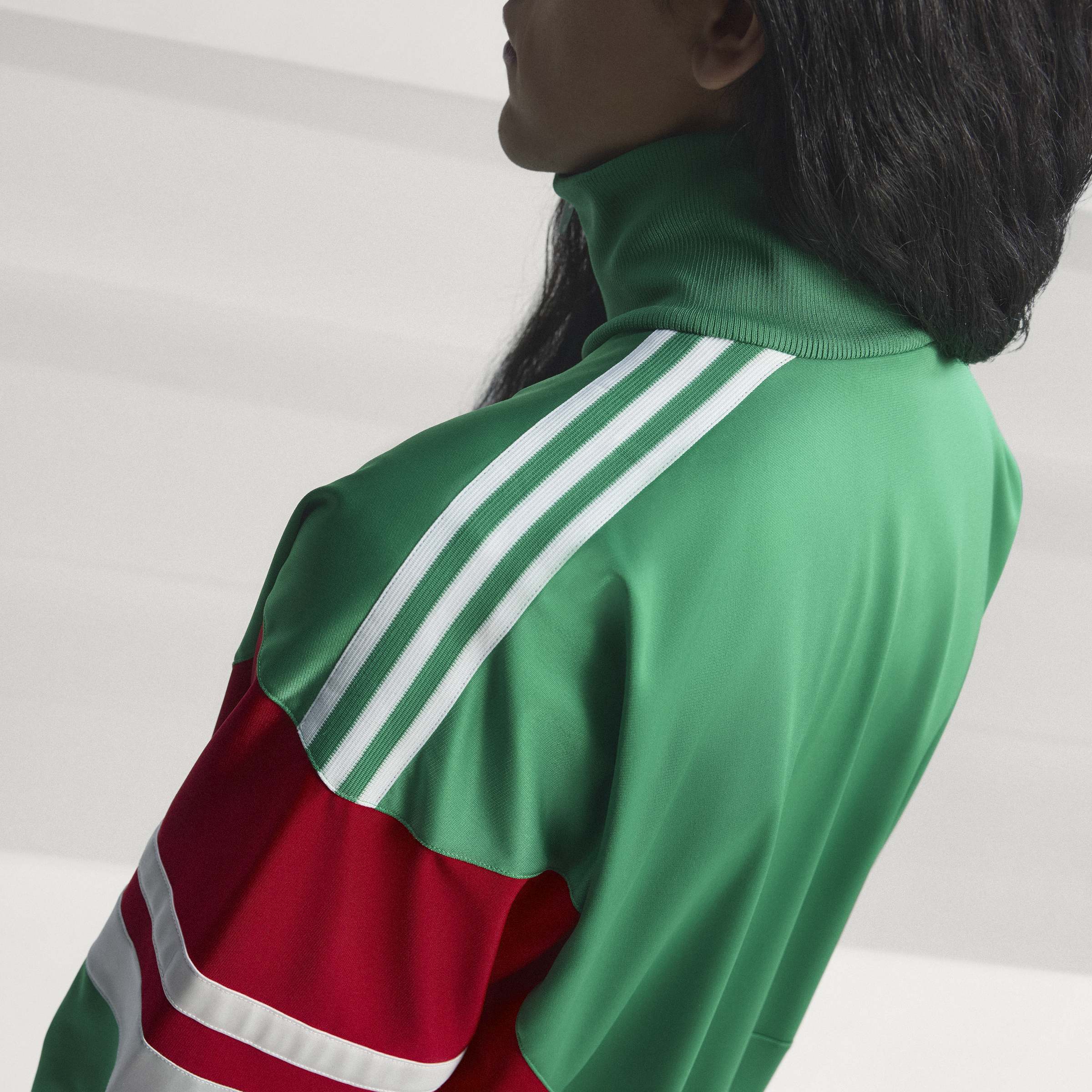 adidas Mexico Mens Soccer Track Top 1986 Green