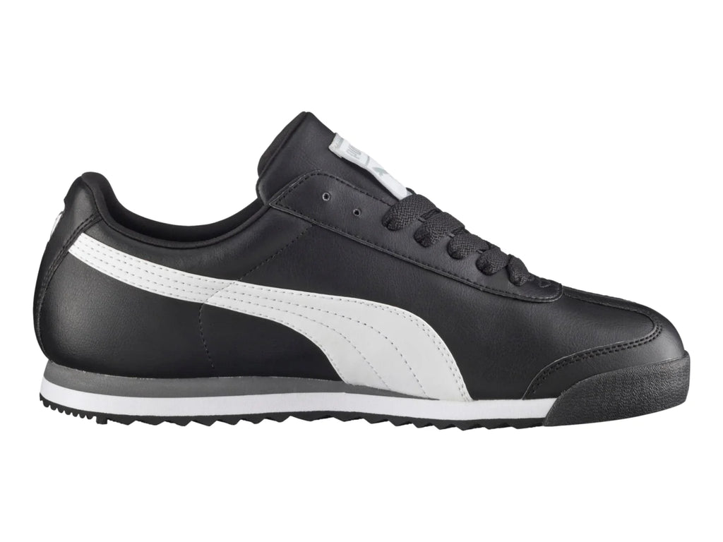 Tenis PUMA Roma Basic Negro Blanco Plata para Hombre