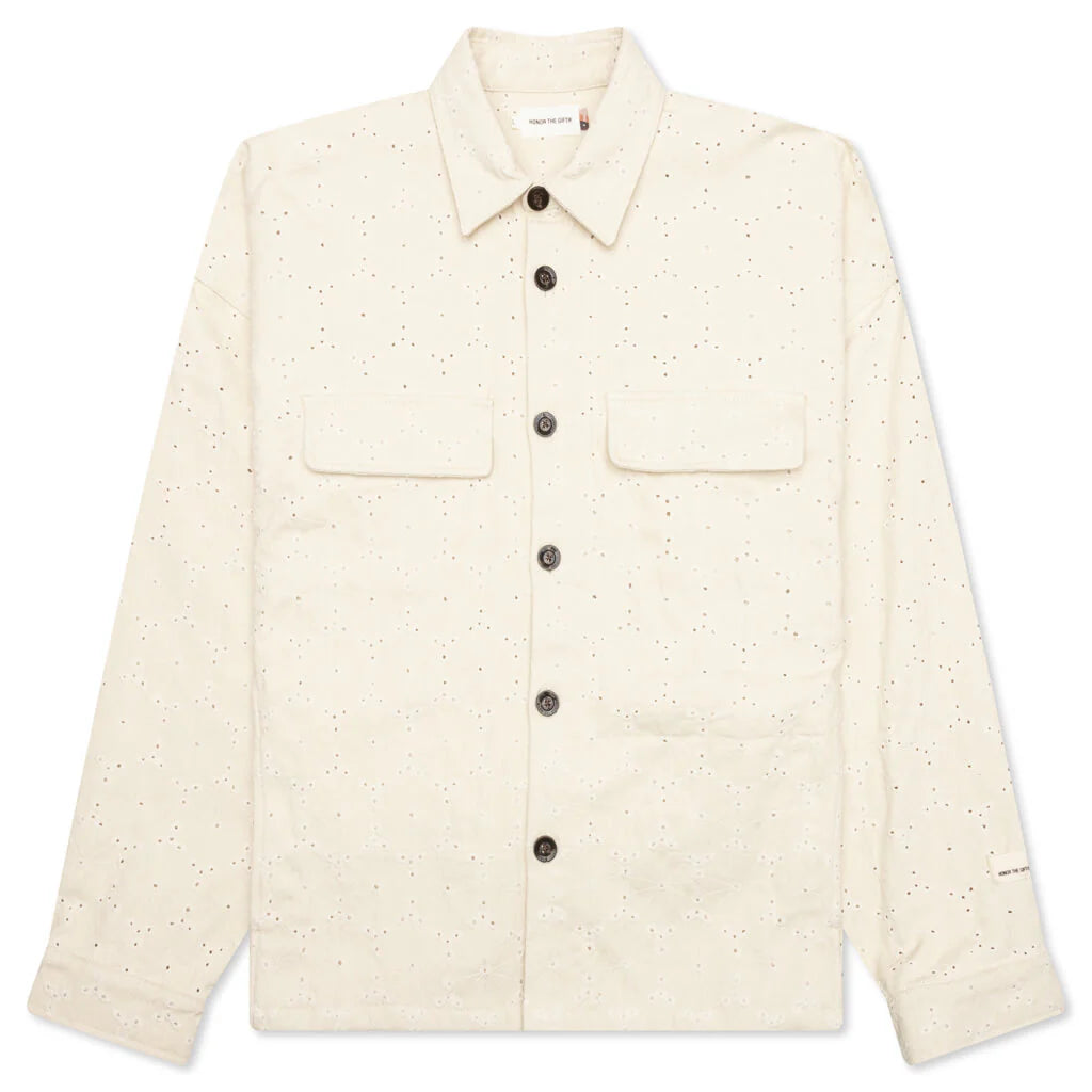 Legacy Eyelet Shirt Bone
