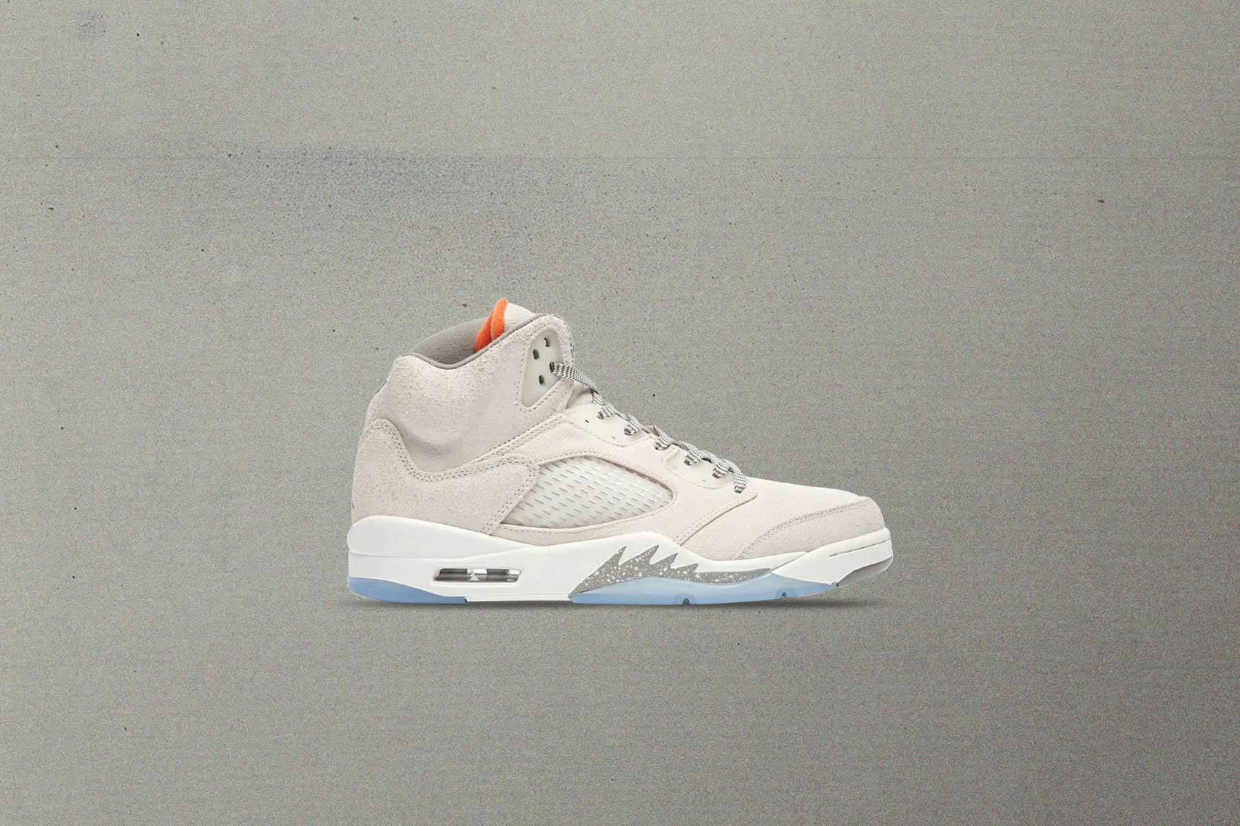 Air Jordan 5 Retro SE Craft GS Light Orewood Brown Safety Orange Flat Pewter