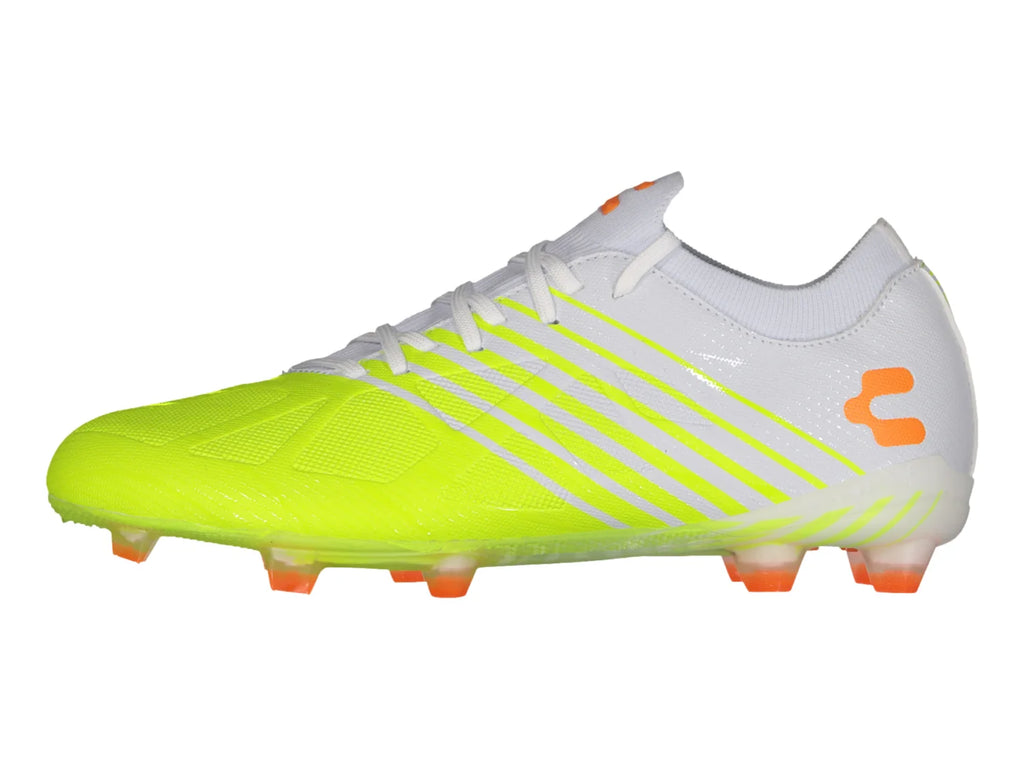 Tenis de Fútbol Charly Blanco Fucsia y Lima para Hombre