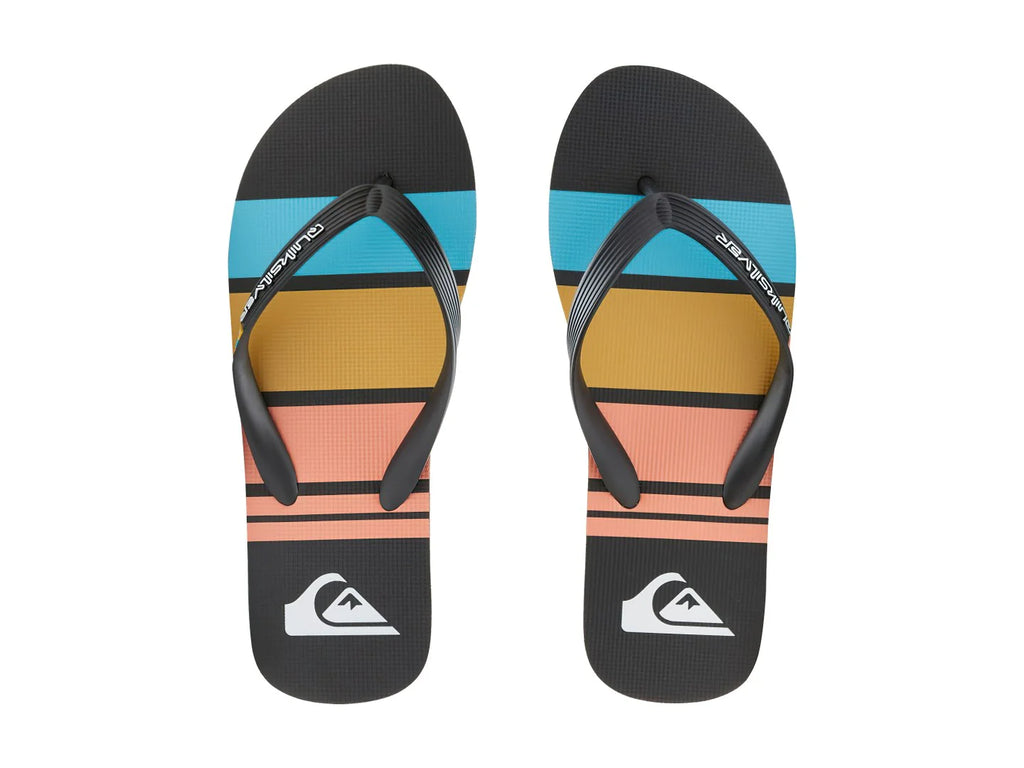 Sandalias Quiksilver Molokai Stripe Negro para Hombre