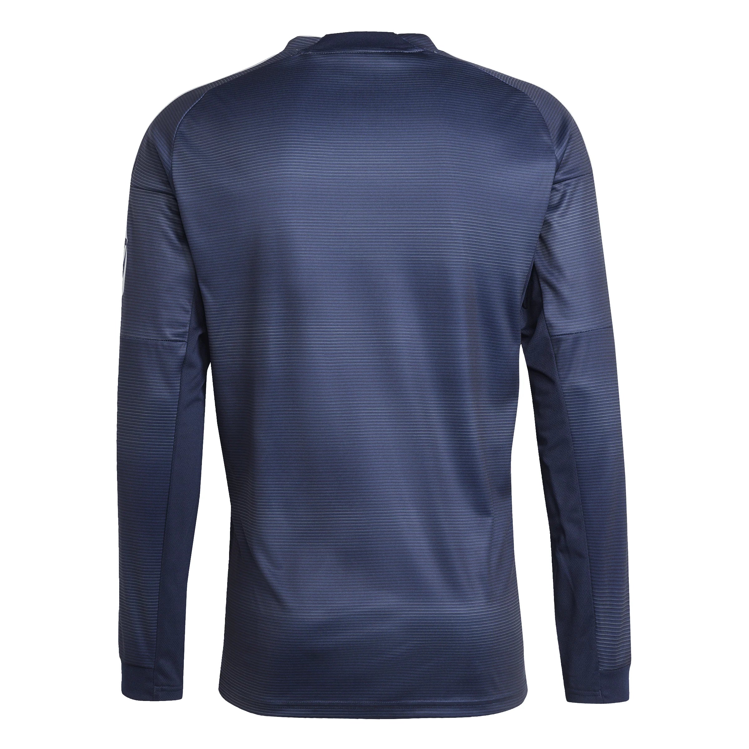 adidas Real Madrid Away Long Sleeve Mens Soccer Jersey 25 26 Blue