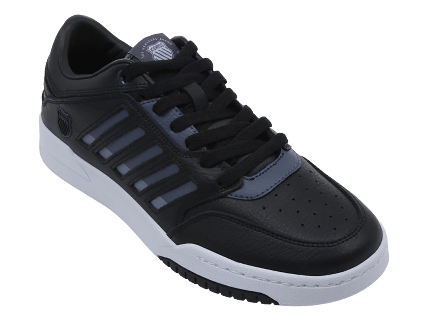 Tenis K Swiss Dread Court Negro y Gris para Hombre