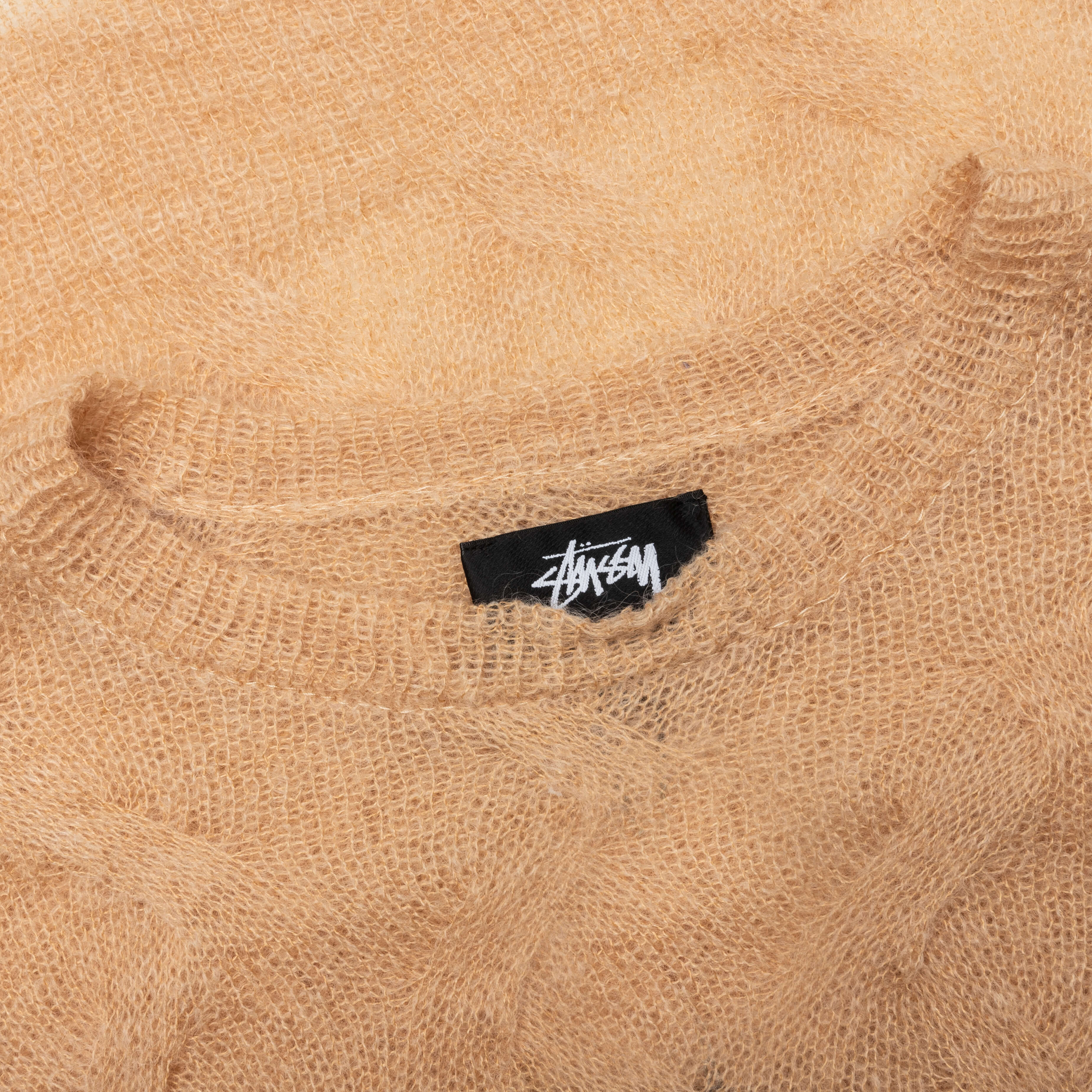 Loose Knit Cross Cable Sand