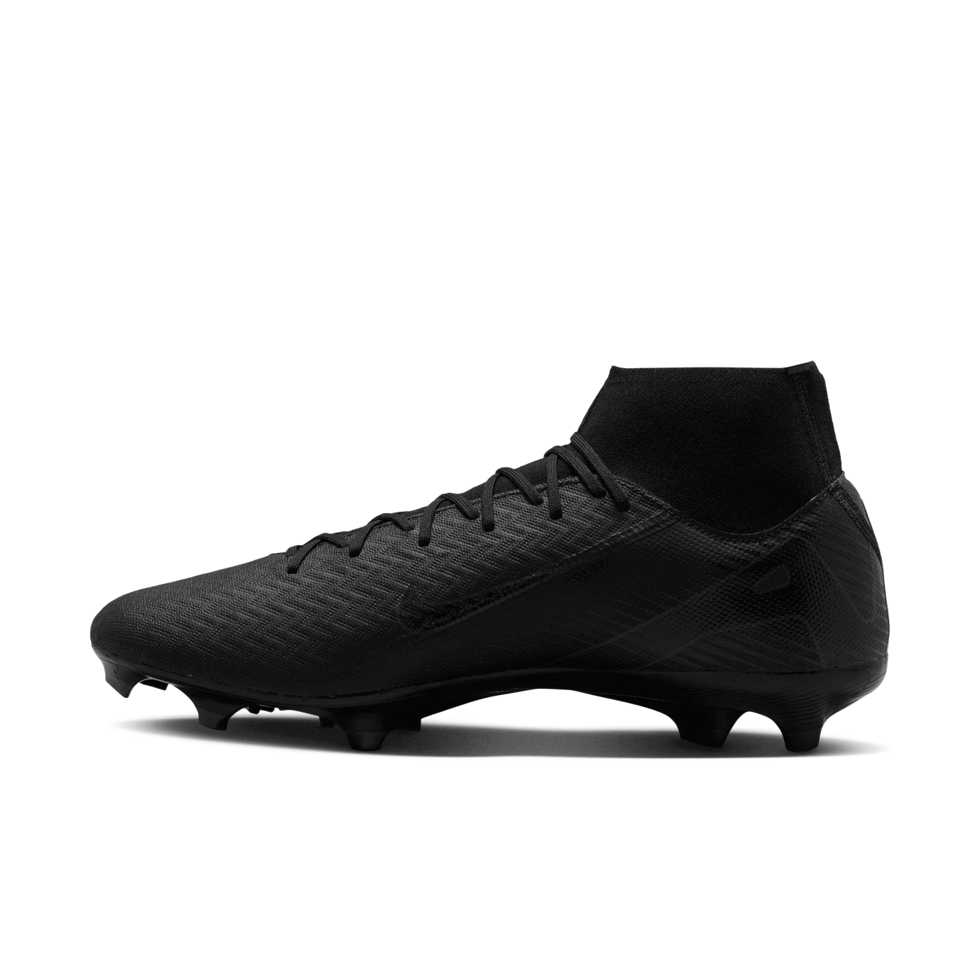 Nike Zoom Mercurial Superfly 10 Academy FG MG Multi Ground Soccer Cleats Black