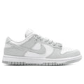 Womens Dunk Low White Light Silver