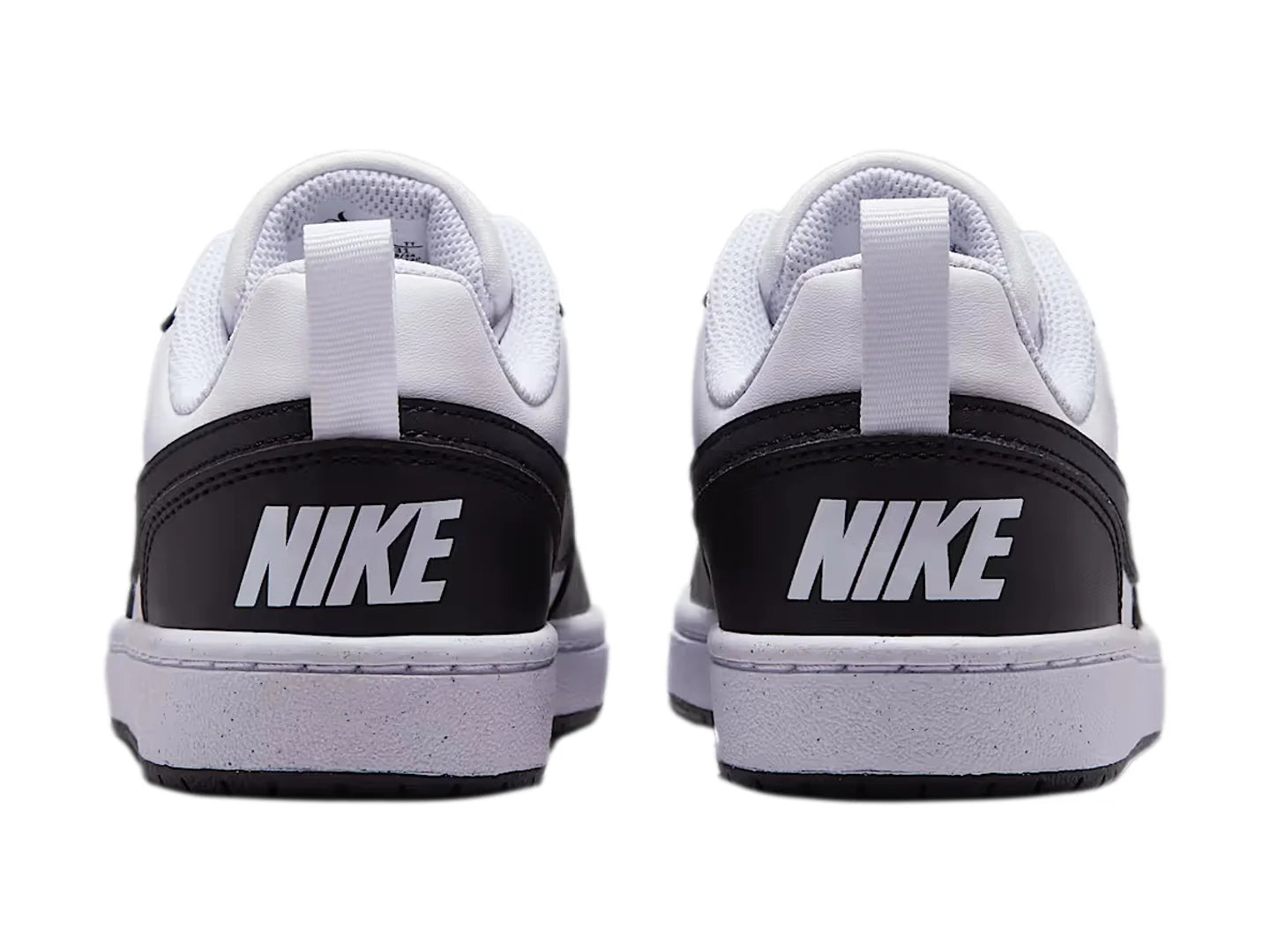 Tenis Nike Court Borough Low Blanco y Negro para Niño