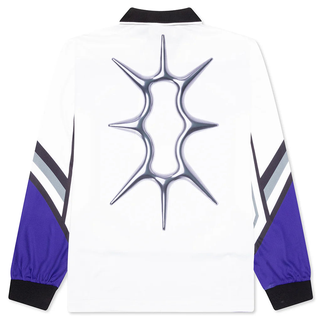 X Games L S Jersey White Blurple