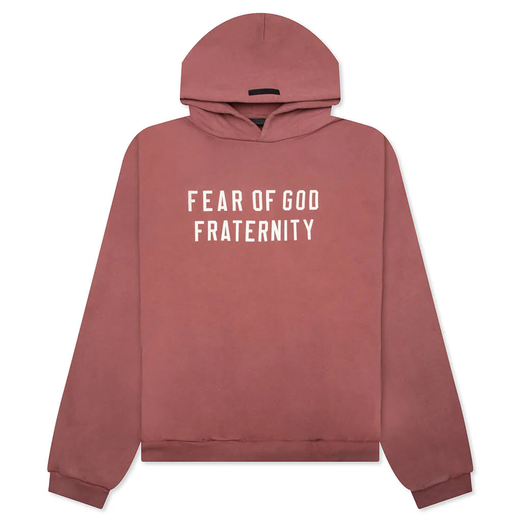 Heavy Fleece Hoodie Crimson