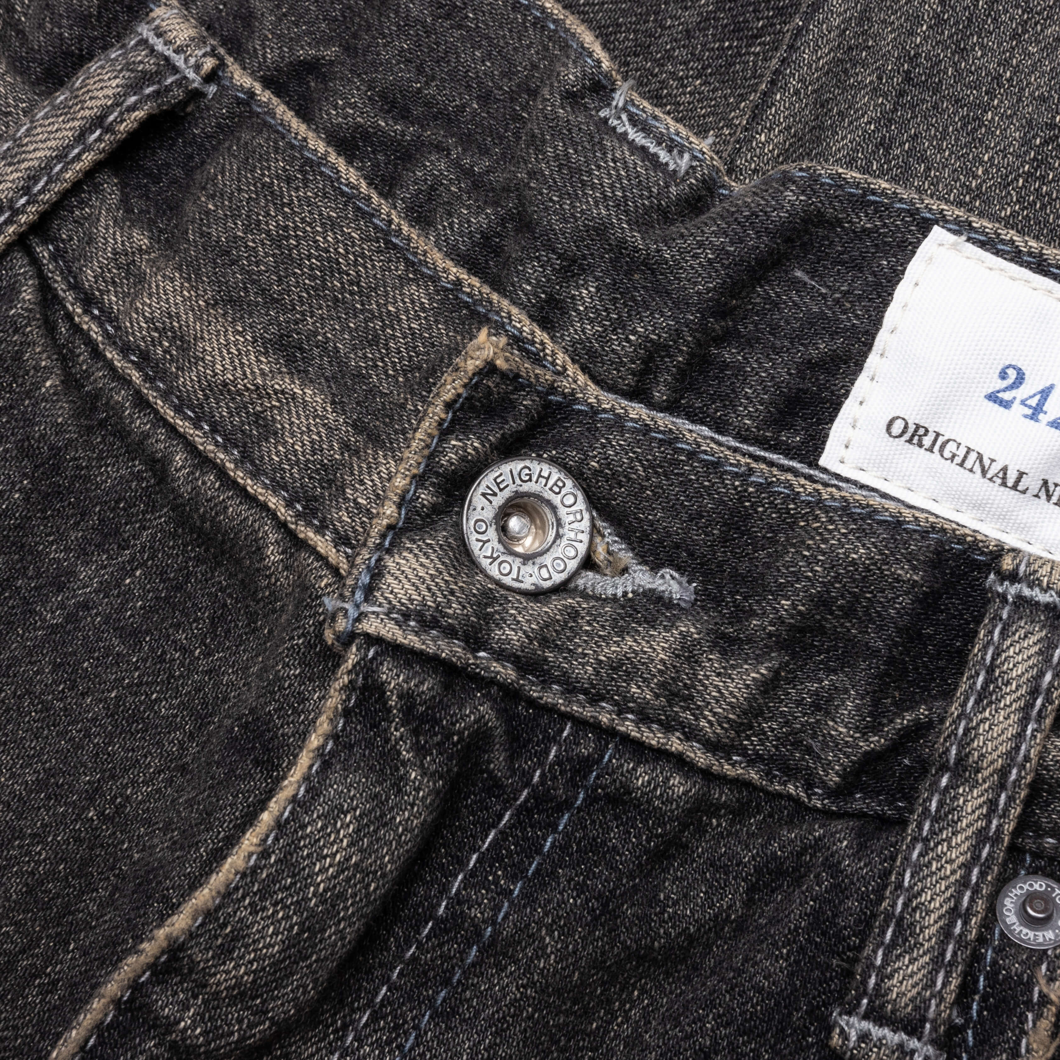 Savage Denim DP Basic Pants Black