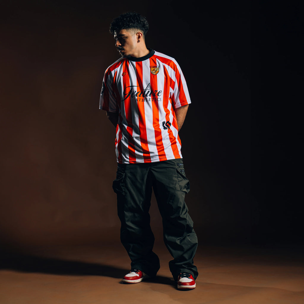 Pele Futbol Jersey Red White