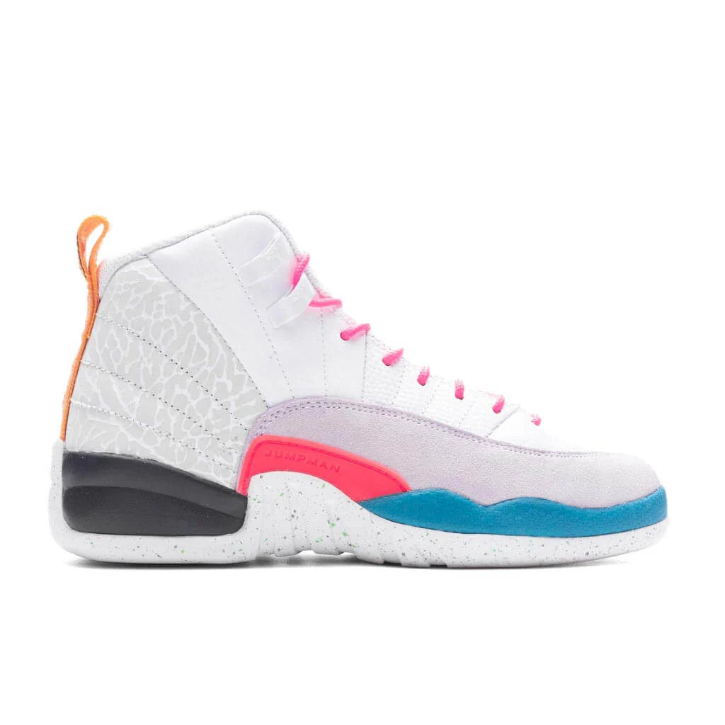 Air Jordan 12 Retro GS White Vapor Green Photon Dust