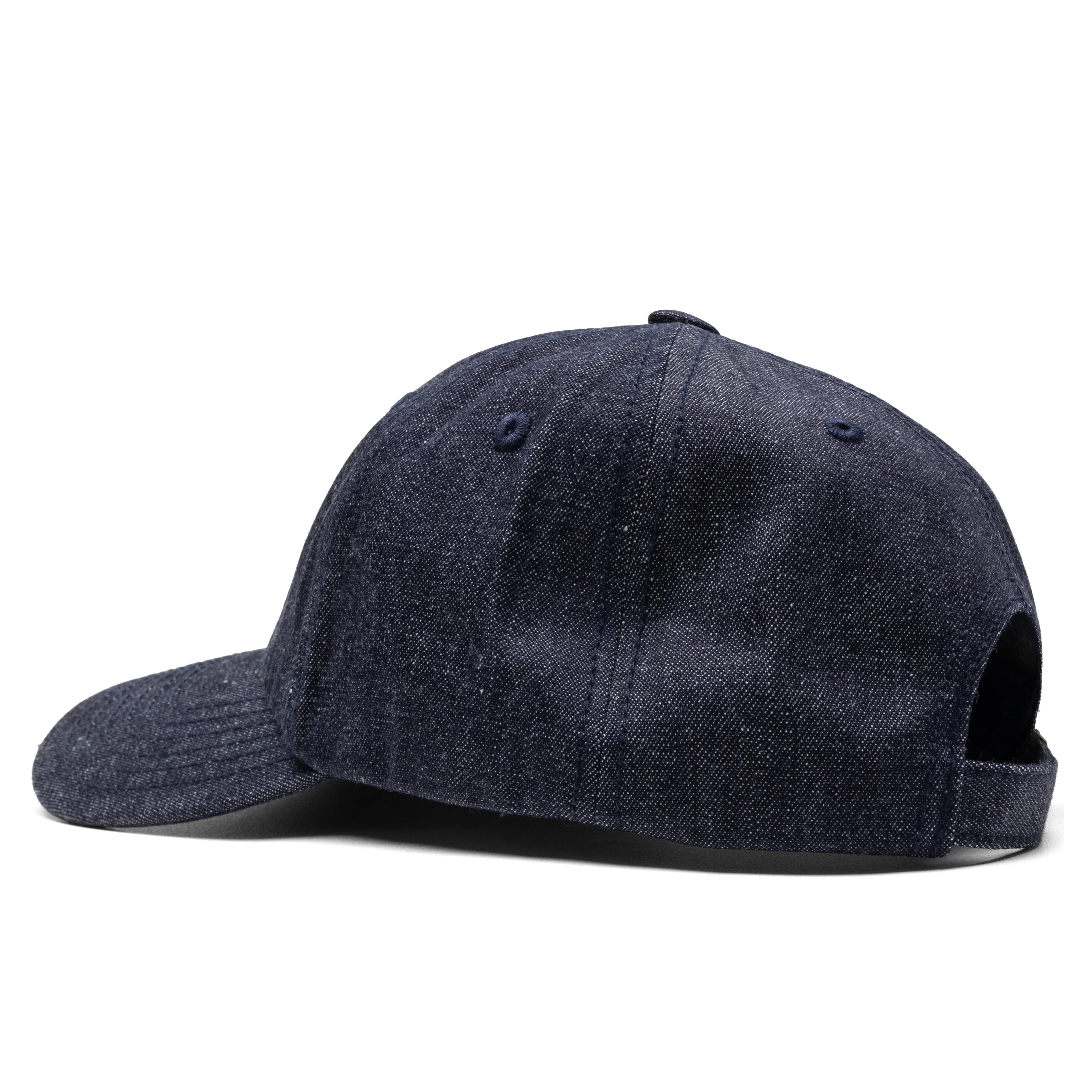 6 Panel Denim Cap Indigo
