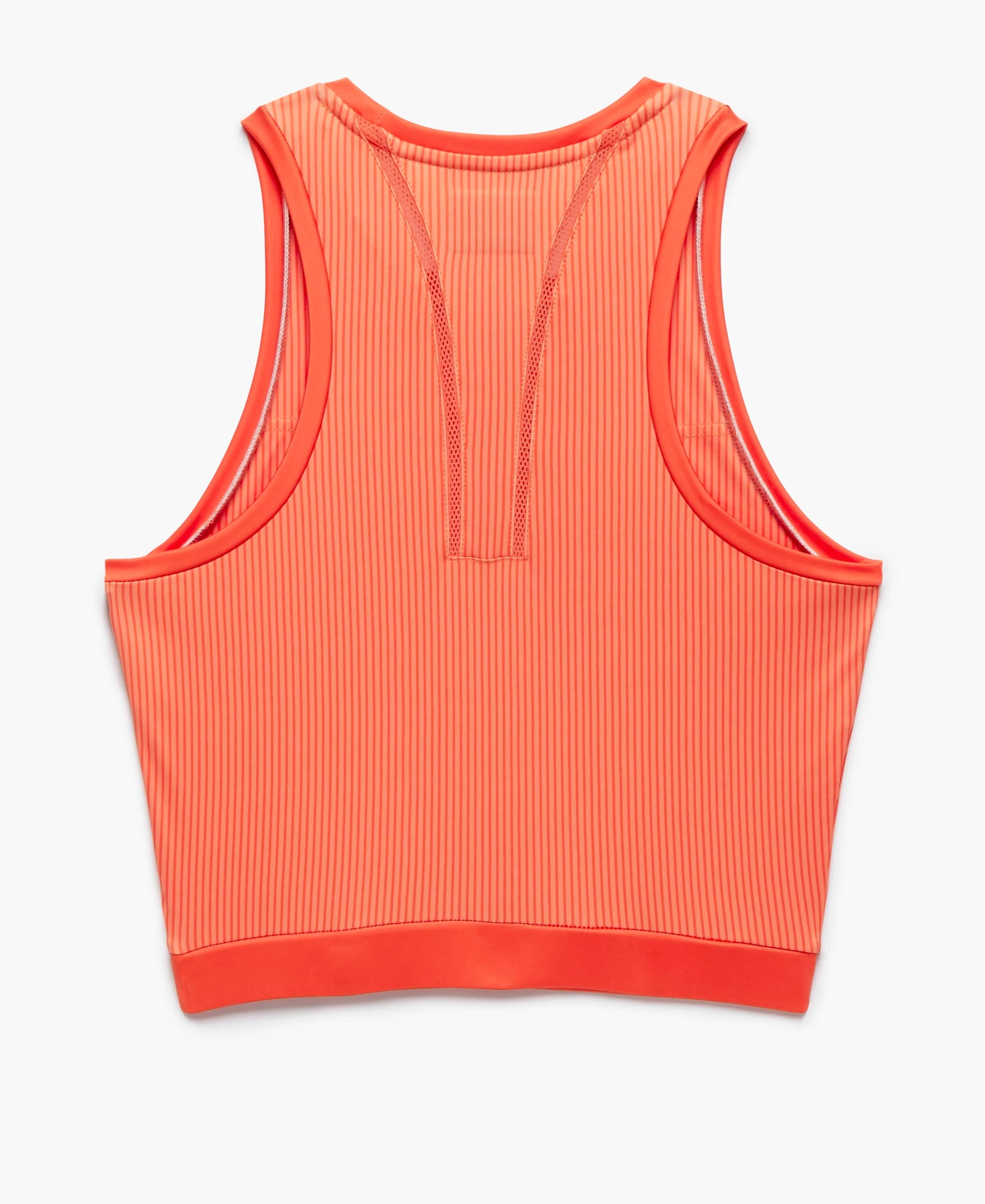 ISO GLOW RIBBED CROPPED TOURNAMENT TANK