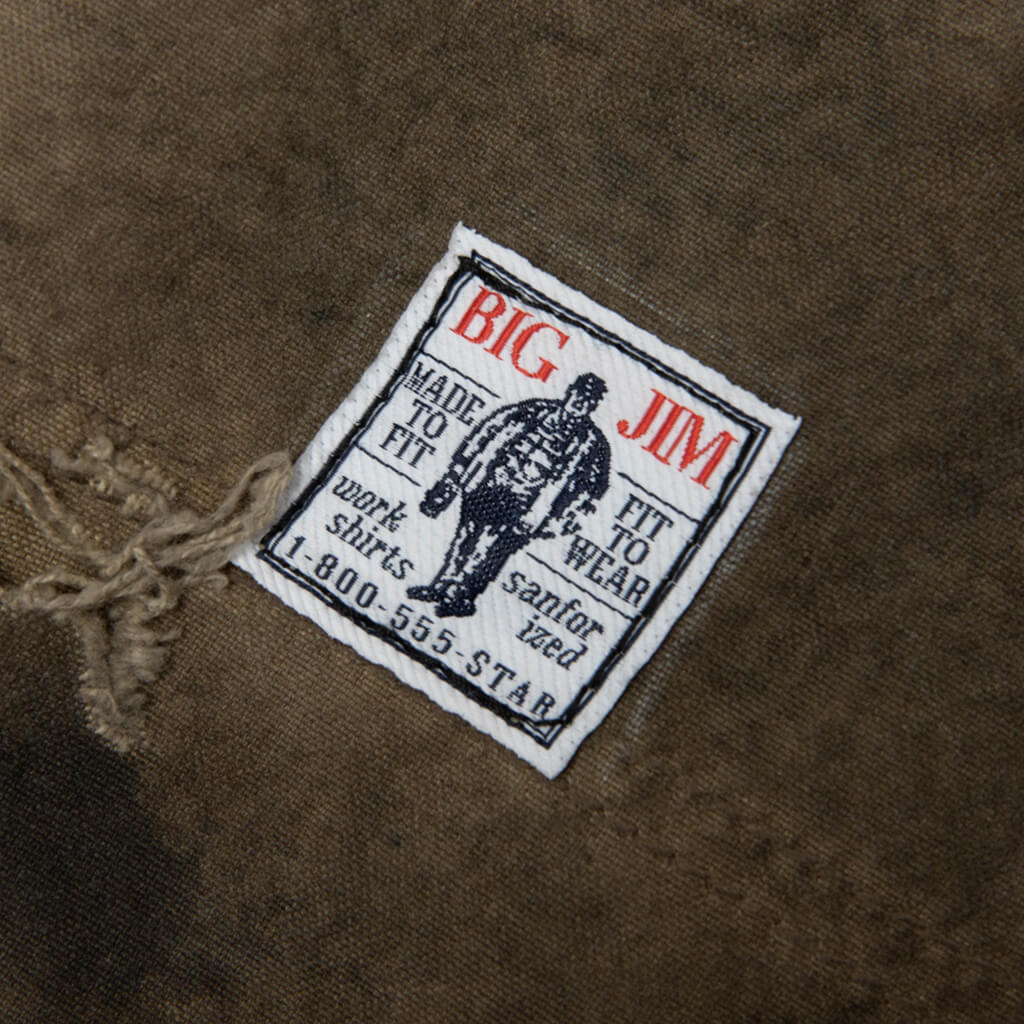 Been Thru It Waxed Canvas Double Knee Pant Brown
