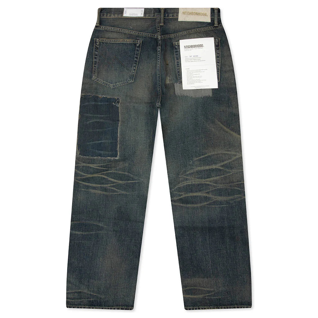 Savage Denim DP Wide Pants Indigo