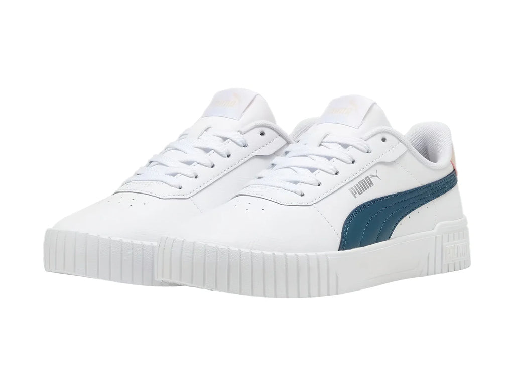 Tenis PUMA Carina 20 Blanco y Rosa para Mujer