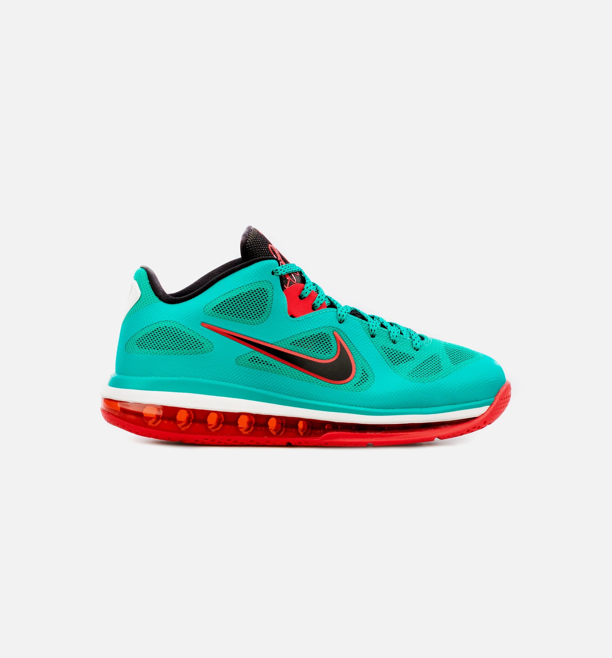 LeBron 9 Low Reverse Liverpool Mens Basketball Shoe Green Red
