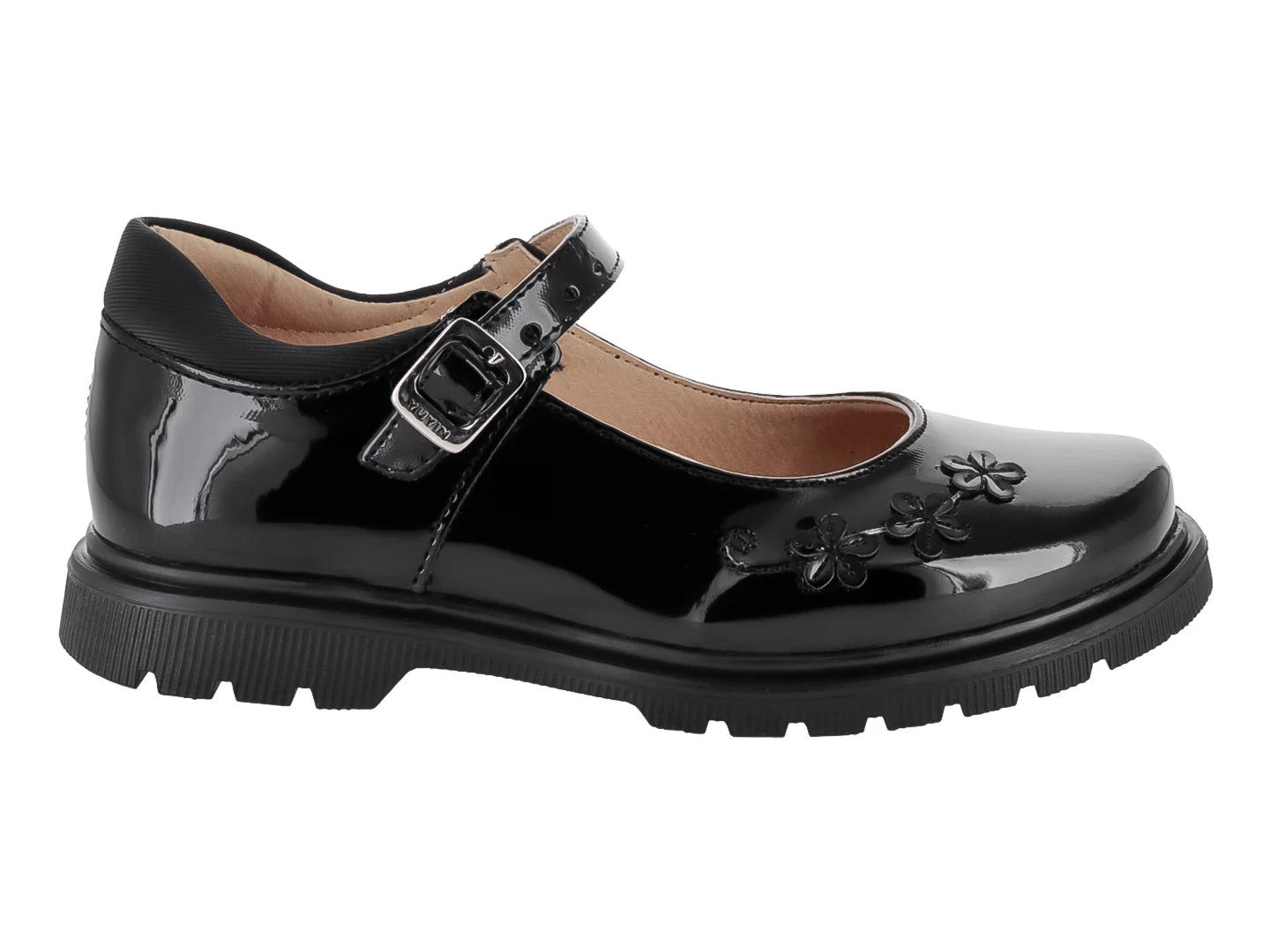 Zapatos YUYIN de Charol Negro para Niña