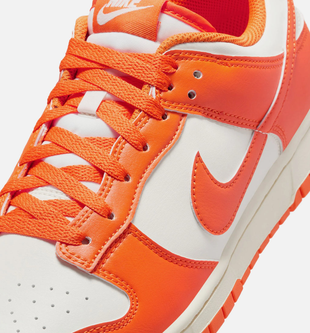 Dunk Low Syracuse Mens Lifestyle Shoe Pale Ivory Safety Orange