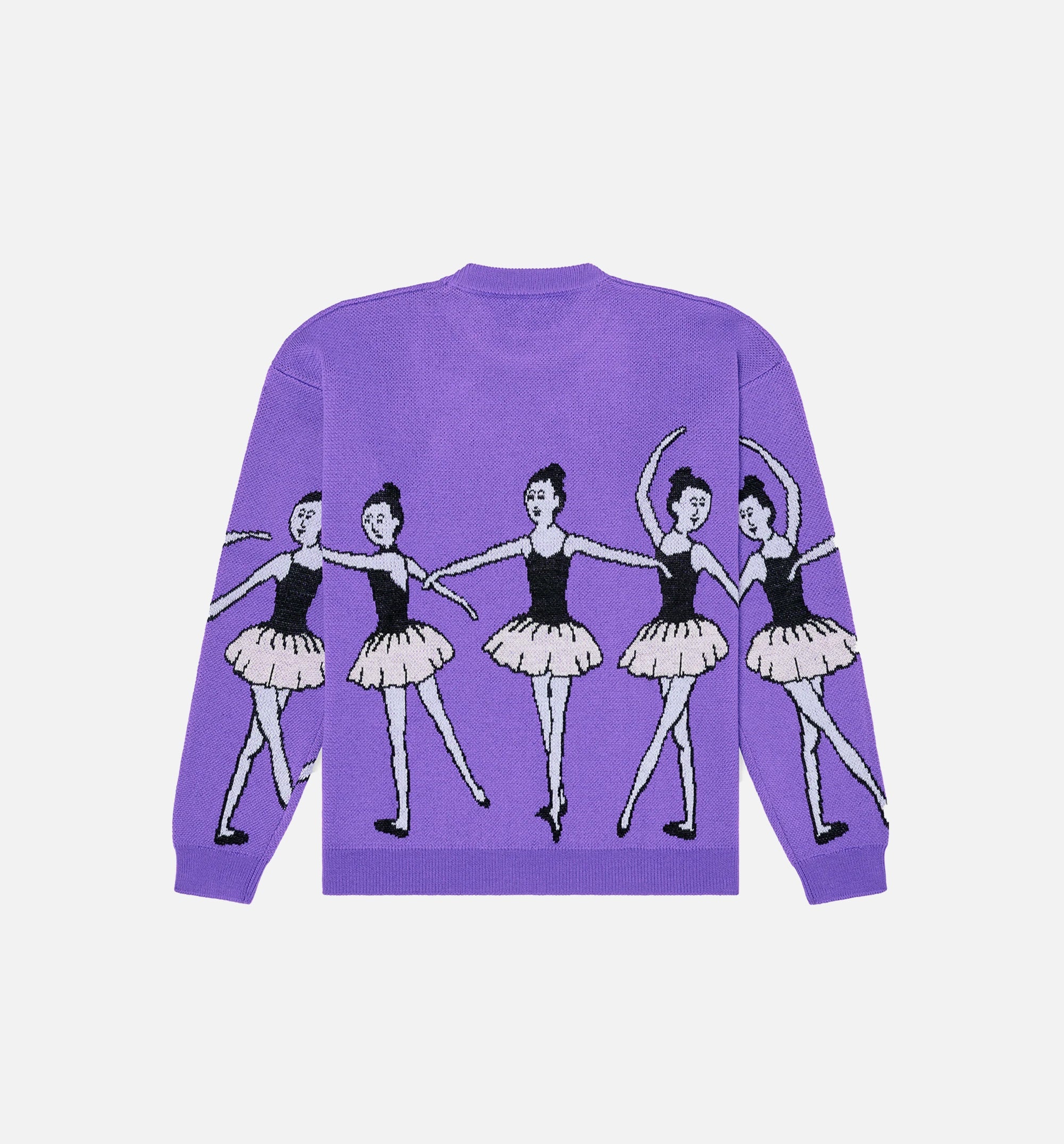Ballet Jumper Mens Crewneck Purple