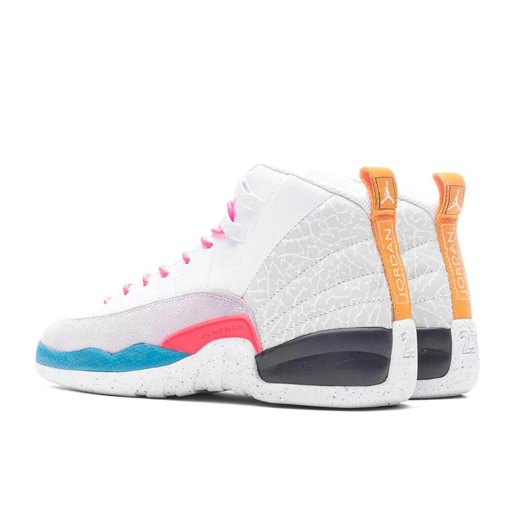 Air Jordan 12 Retro GS White Vapor Green Photon Dust
