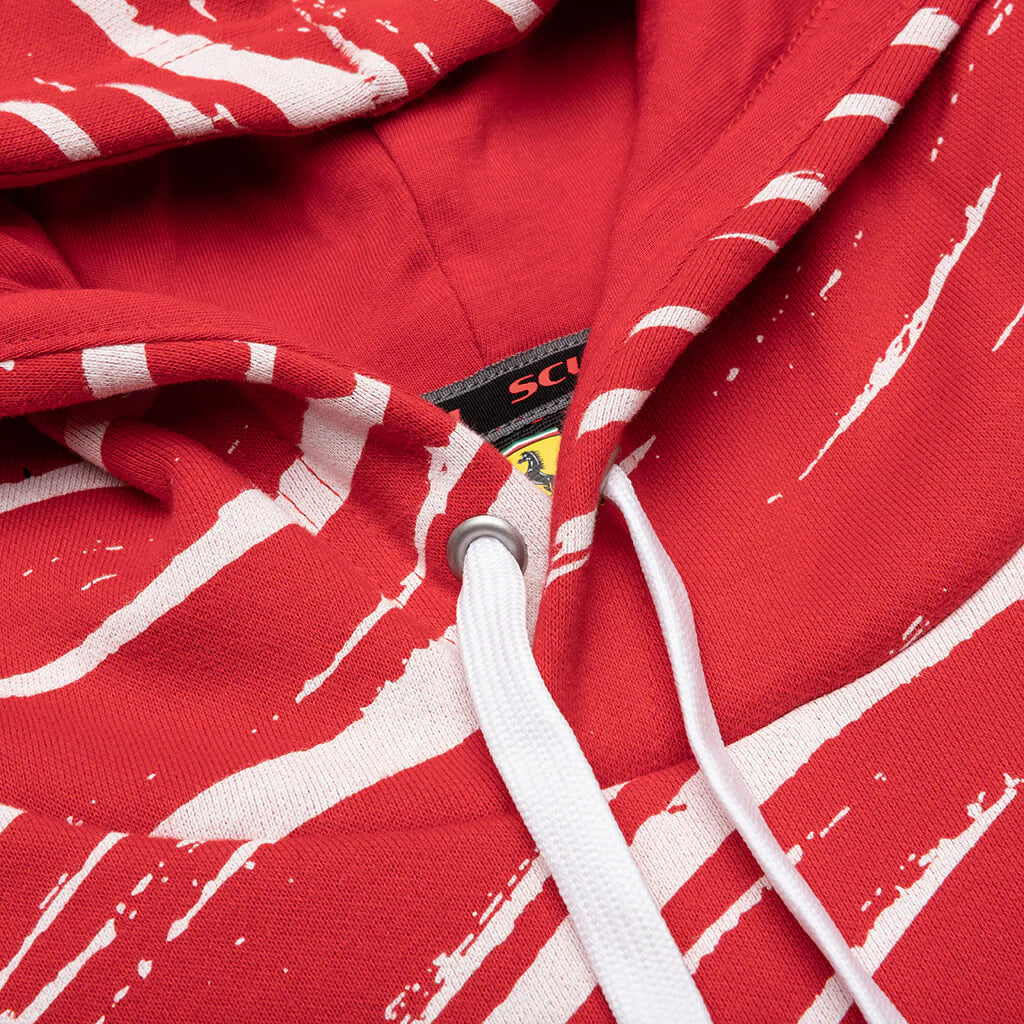 Puma x Joshua Vides Ferrari Hoodie Red