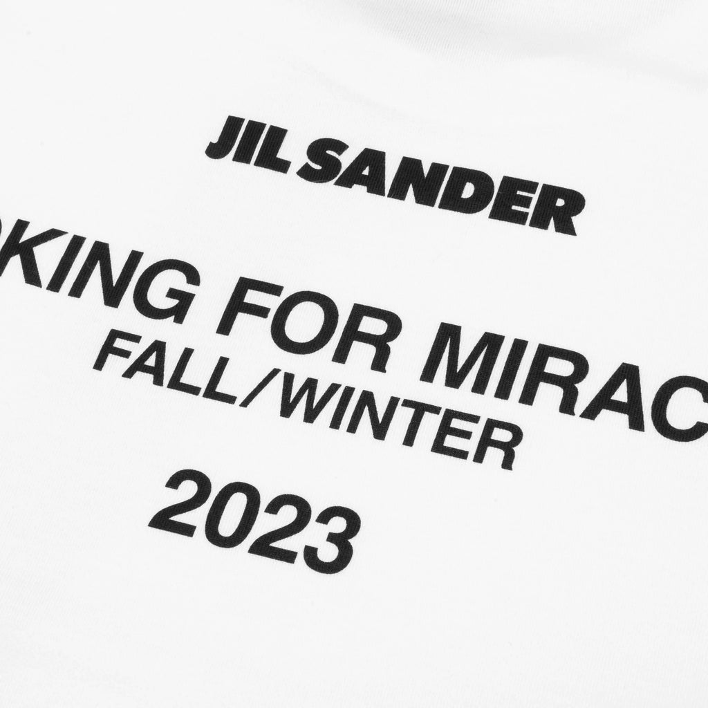 Looking for Miracles Layered Sweater With T Shirt Open White